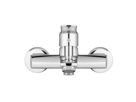 Badewannenarmatur Silber MALTA Wasserhahn Wannenarmatur