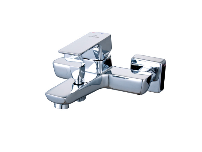 Badewannenarmatur Silber NYKS Wasserhahn Wannenarmatur