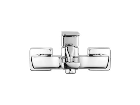 Badewannenarmatur Silber NYKS Wasserhahn Wannenarmatur