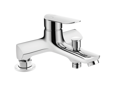 Badewannenarmatur in Silber APPIA Badarmatur Wannenbatterie