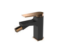 Bidetarmatur Schwarz-Gold...