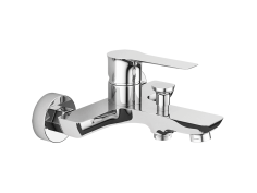 Badewannenarmatur in Silber...
