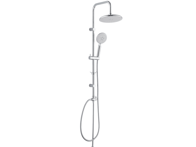 Regendusche in Silber CERS Handbrause, Duschsystem