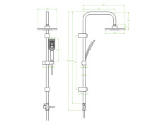 Regendusche in Silber... 2