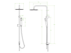 Regendusche in Grau PRETTO... 2