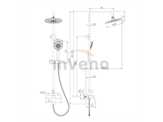 Dusch-Set in  Kupfer NERI... 2