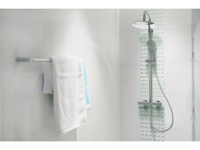 Dusch-Set in  Silber Thermostatisch...
