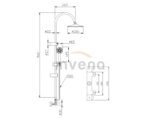 Dusch-Set in  Schwarz... 2