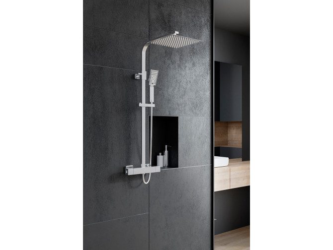 Dusch-Set in Silber KVADRATO...