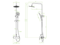 Dusch-Set in Silber LARGO... 2