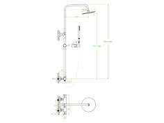 Dusch-Set in Silber PRETTO... 2