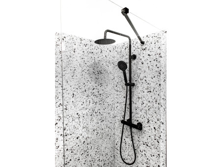 Dusch-Set in Schwarz VOLUMO Duschsäule