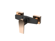Brausearmatur Schwarz-Gold...