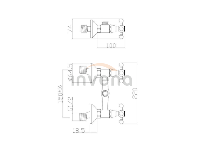Brausearmatur Silber ROMA Wasserhahn... Brausearmatur Silber ROMA Wasserhahn...