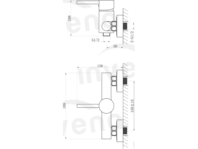 Brausearmatur Silber DAFNI Wasserhahn...