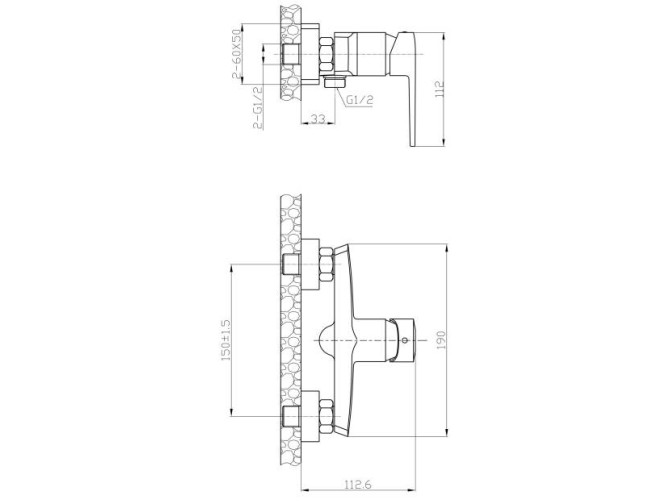 Brausearmatur Schwarz FIRA Wasserhahn...
