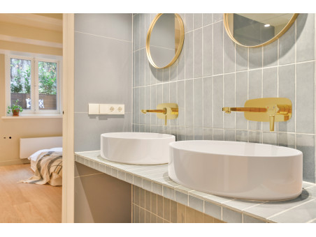 Waschtischarmatur Gold GLAMOUR Wasserhahn Mischbatterie