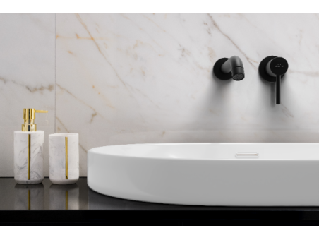 Unterputz Waschtischarmatur Schwarz DAFNI Wasserhahn Mischbatterie