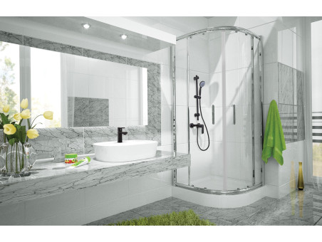 Brausearmatur Schwarz SIROS Wasserhahn Brausebatterie