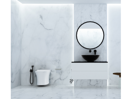 Unterputz Waschtischarmatur Schwarz DOKOS Wasserhahn Mischbatterie