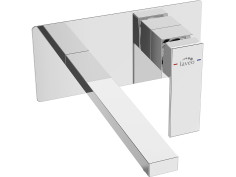 Waschtischarmatur in Silber...