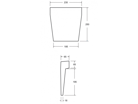 Badewanne Eckwanne Intimas Slim 170x125 Links Rand 15 mm | Ablauf Viega & Füße GRATIS !