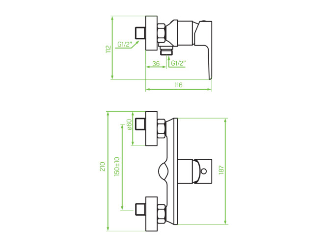 Brausearmatur in Weiß-Silber LARGO... Brausearmatur in Weiß-Silber LARGO...
