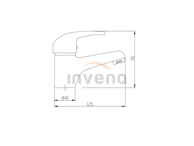 Waschtischarmatur Silber AVA Kleine... Waschtischarmatur Silber AVA Kleine...