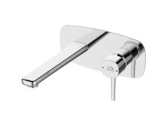 Waschtischarmatur in Silber...