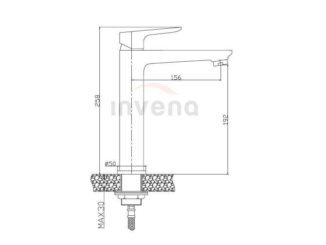 Waschtischarmatur Silber DOKOS Hoch... Waschtischarmatur Silber DOKOS Hoch...