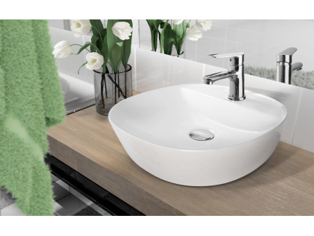 Waschtischarmatur Silber ESLA Kleine Wasserhahn Mischbatterie