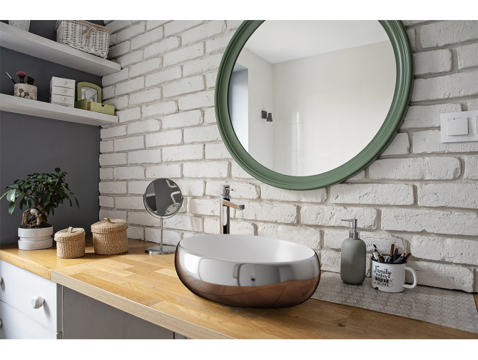 Waschtischarmatur Silber GLAMOUR Hoch... Waschtischarmatur Silber GLAMOUR Hoch...