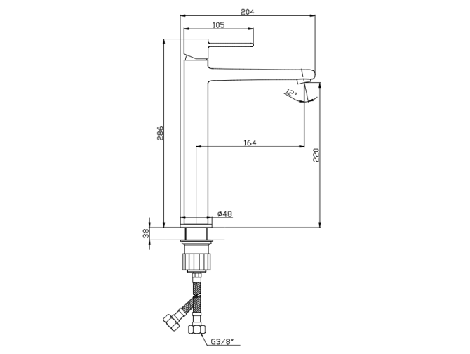 Waschtischarmatur Silber GLAMOUR Hoch... Waschtischarmatur Silber GLAMOUR Hoch...
