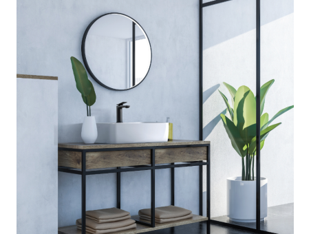 Waschtischarmatur Schwarz NERI Kleine Wasserhahn Mischbatterie