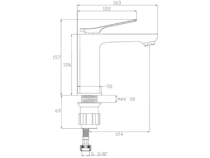 Waschtischarmatur Schwarz NERI Kleine... Waschtischarmatur Schwarz NERI Kleine...