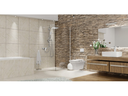 Waschtischarmatur Silber NYKS Hoch Wasserhahn Mischbatterie