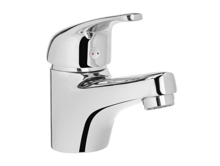 Waschtischarmatur Silber PEREA Kleine Wasserhahn Mischbatterie