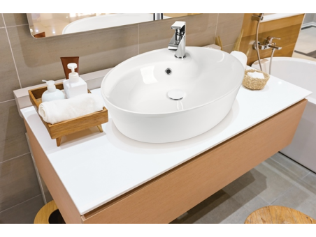 Waschtischarmatur Silber SIROS Kleine Wasserhahn Mischbatterie