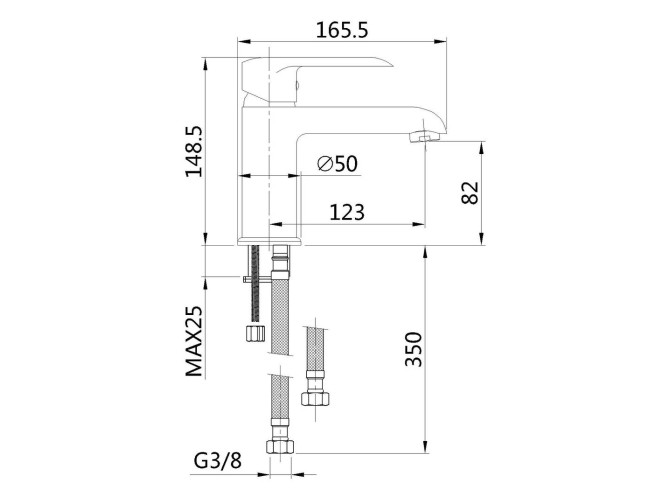 Waschtischarmatur Silber SIROS Kleine... Waschtischarmatur Silber SIROS Kleine...