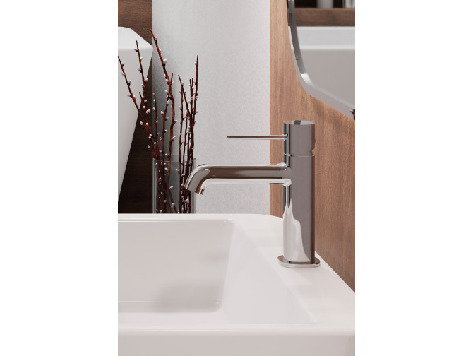 Waschtischarmatur in Silber POLLA... Waschtischarmatur in Silber POLLA...