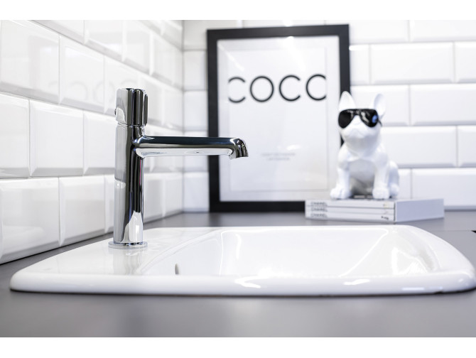 Waschtischarmatur in Silber PRETTO... Waschtischarmatur in Silber PRETTO...