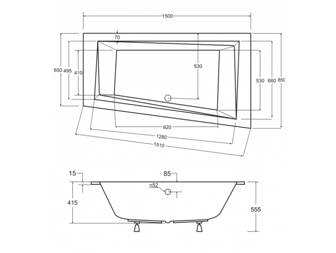 Badewanne Eckwanne Intimas Slim... Badewanne Eckwanne Intimas Slim...