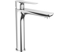 Waschtischarmatur in Silber...