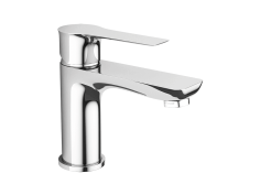 Waschtischarmatur in Silber...