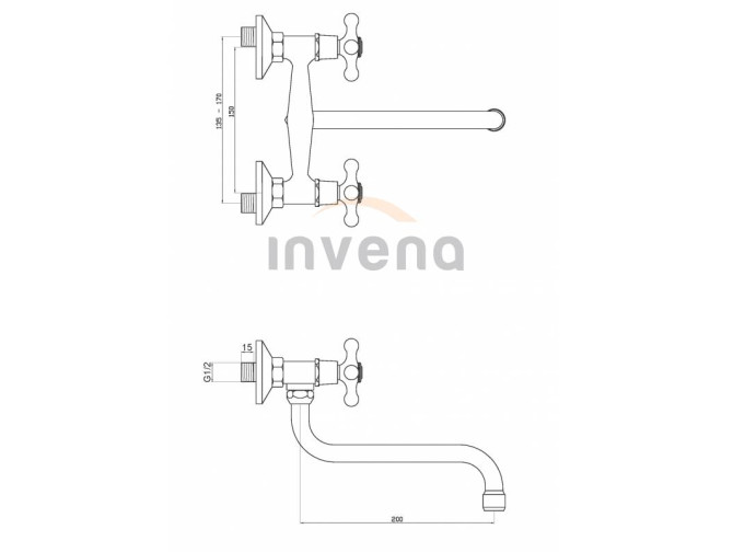 Küchenarmatur Silber ROMA 25 cm... Küchenarmatur Silber ROMA 25 cm...
