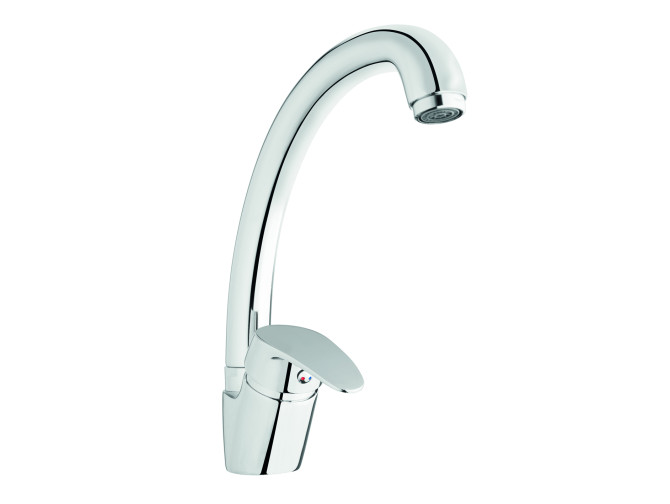 Küchenarmatur Silber AVA Wasserhahn Küchenmischer