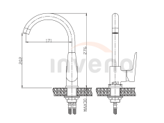 Küchenarmatur Grau DOKOS... 2