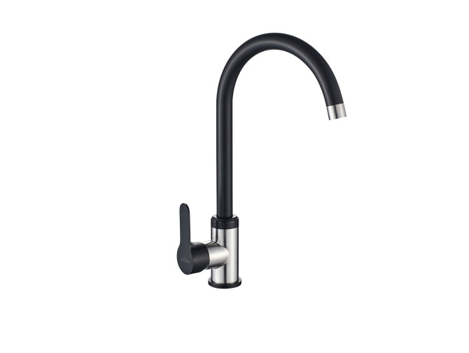 Küchenarmatur Schwarz IRON Wasserhahn Küchenmischer