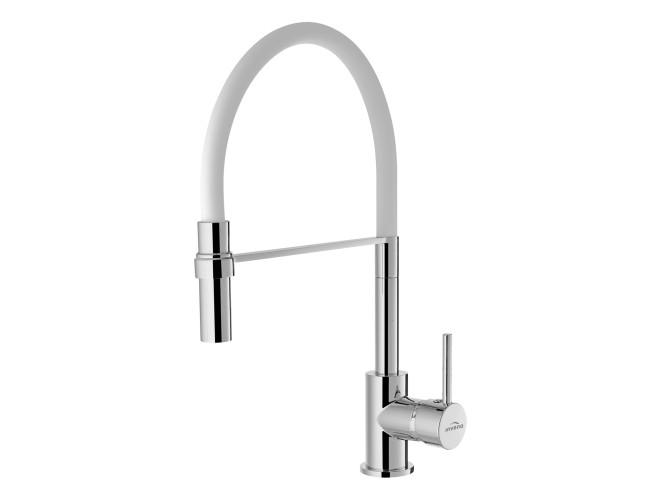 Küchenarmatur Weiß KAMELEONE Wasserhahn Küchenmischer