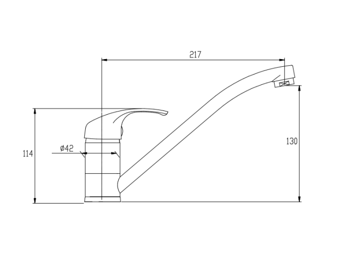 Küchenarmatur Silber MITRIS... Küchenarmatur Silber MITRIS...